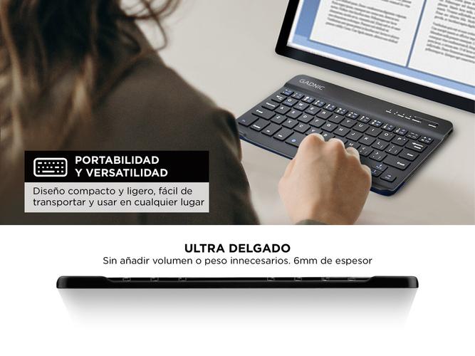 Teclado Inalámbrico Gadnic Mini Universal Recargable - 2