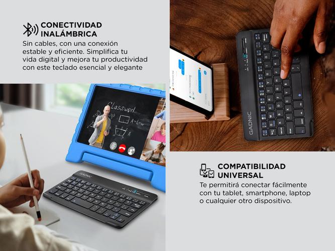 Teclado Inalámbrico Gadnic Mini Universal Recargable - 3