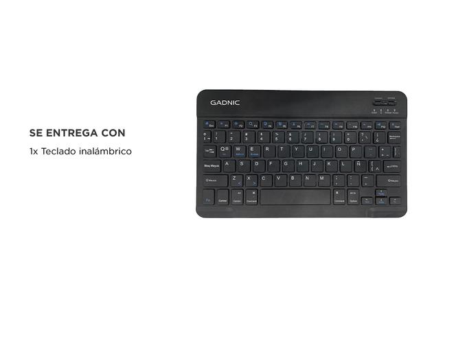 Teclado Inalámbrico Gadnic Mini Universal Recargable - 5