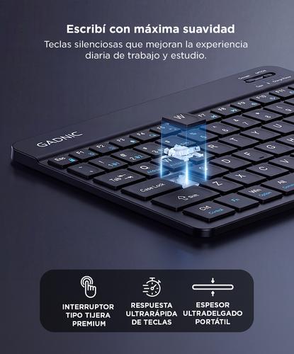 Teclado Inalámbrico Gadnic Mini Universal Recargable - 2