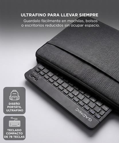 Teclado Inalámbrico Gadnic Mini Universal Recargable - 3