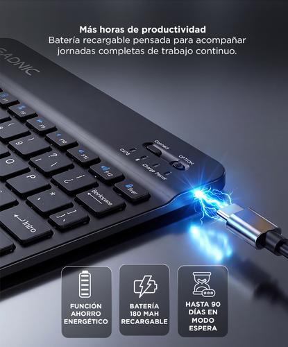 Teclado Inalámbrico Gadnic Mini Universal Recargable - 4