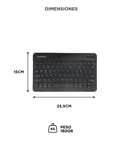 Teclado Inalámbrico Gadnic Mini Universal Recargable - 5