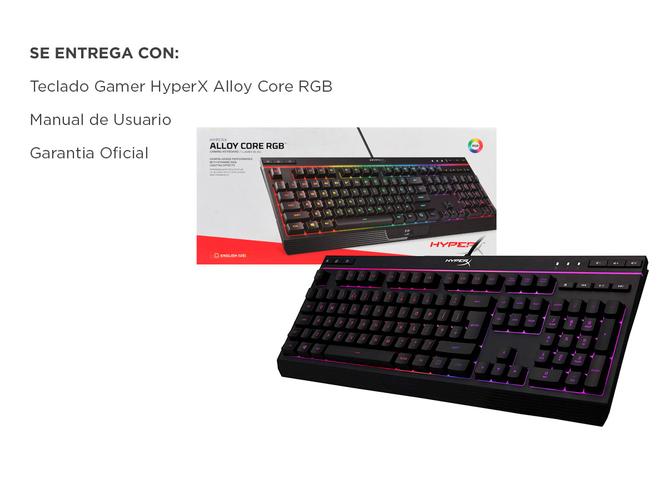 Teclado Gamer HyperX Alloy Core RGB - 6