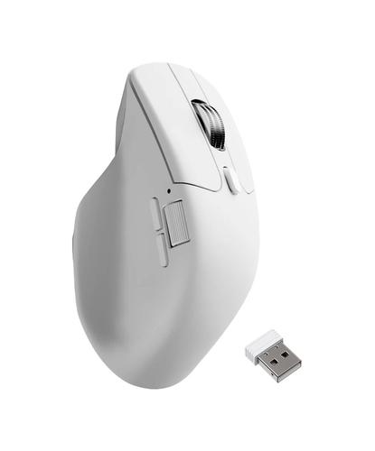 Mouse Inalambrico Keychron M6 Gamer 12000 DPI Con Sensor PixArt Blanco  - 6