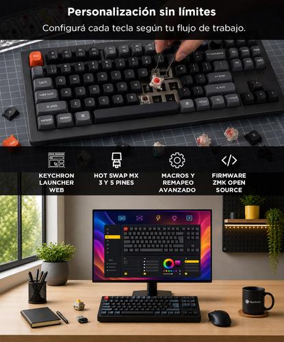 Teclado Keychron V3 Ultra 8K Wireless Custom Mechanical Keyboard - 4