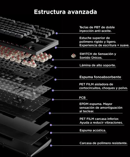 Teclado Keychron V3 Ultra 8K Wireless Custom Mechanical Keyboard - 5
