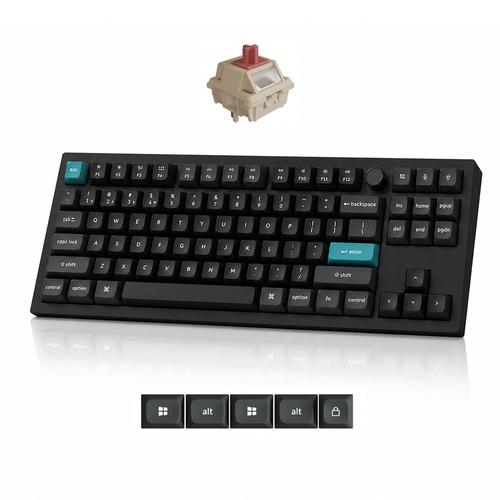 Teclado Mecánico Inalámbrico Personalizado Keychron Q3 Ultra 8K Negro - 0