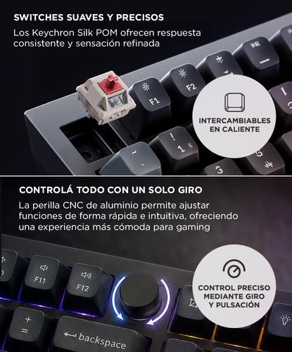 Teclado Mecánico Inalámbrico Personalizado Keychron Q3 Ultra 8K Negro - 4