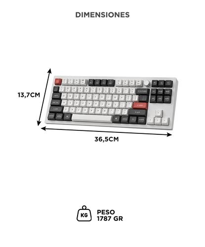 Teclado Mecánico Inalámbrico Personalizado Keychron Q3 Ultra 8K Blanco - 5