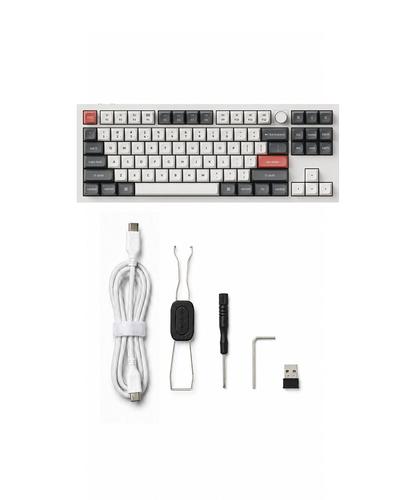 Teclado Mecánico Inalámbrico Personalizado Keychron Q3 Ultra 8K Blanco - 6