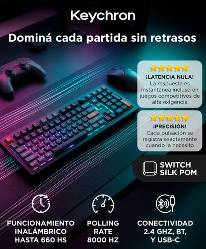 Teclado Mecánico Inalámbrico Personalizado Keychron V6 Ultra 8K - 1