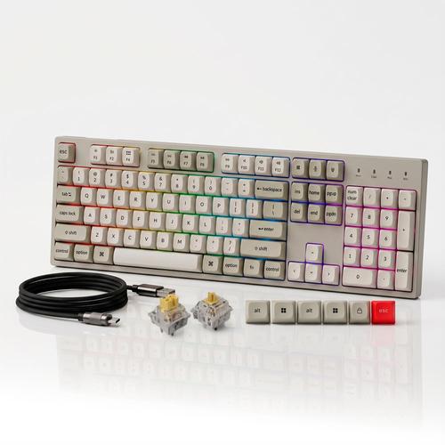 Teclado Mecánico Personalizado con Cable Keychron C2 Pro 8K QMK - 0