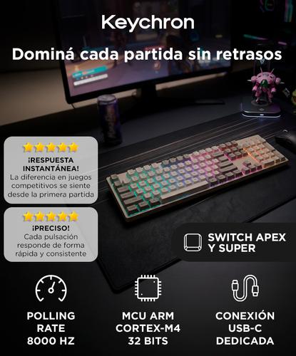 Teclado Mecánico Personalizado con Cable Keychron C2 Pro 8K QMK - 1