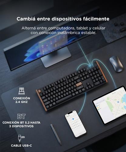 Teclado Personalizado Inalámbrico Keychron K10 HE Con Interruptores Magnéticos - 2