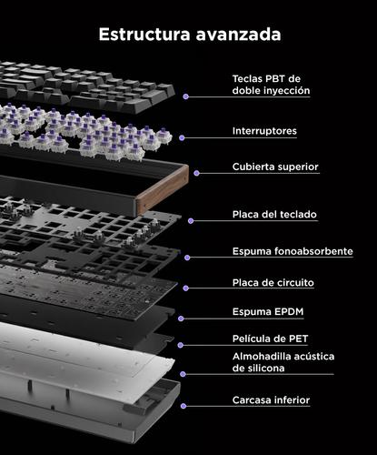 Teclado Personalizado Inalámbrico Keychron K10 HE Con Interruptores Magnéticos - 4