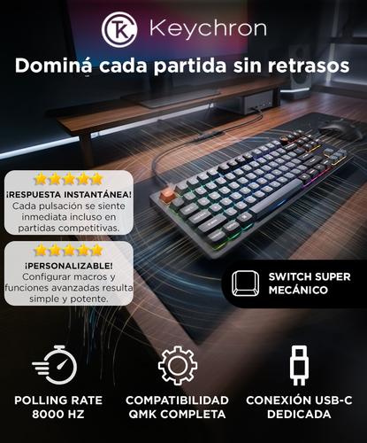 Teclado Mecánico Personalizado con Cable Keychron V3 8K QMK - 1