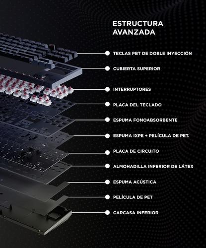 Teclado Mecánico Personalizado con Cable Keychron V3 8K QMK - 2