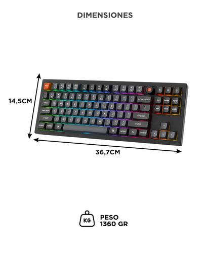 Teclado Mecánico Personalizado con Cable Keychron V3 8K QMK - 5