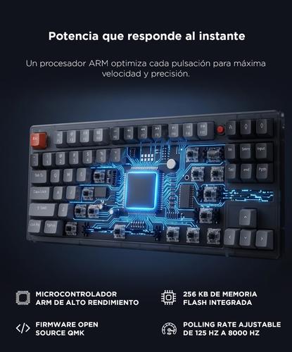 Teclado Keychron V6 8K QMK Wired Custom Mechanical Keyboard - 5