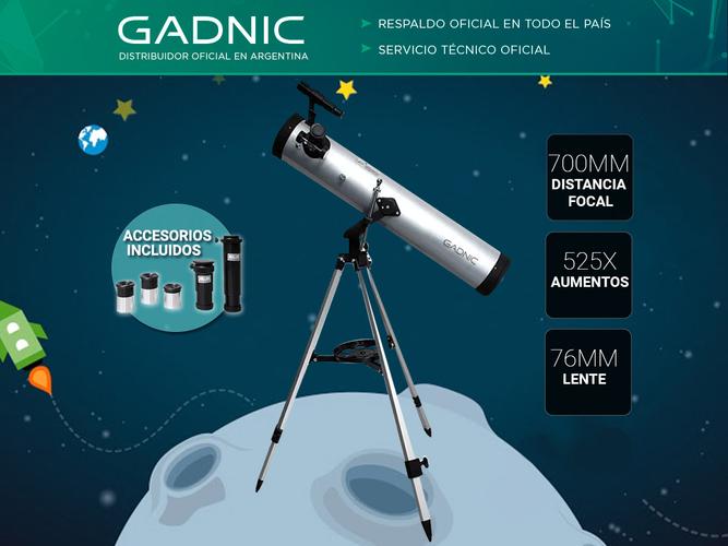 Telescopio Refractor Gadnic 700x76 Usado - 1
