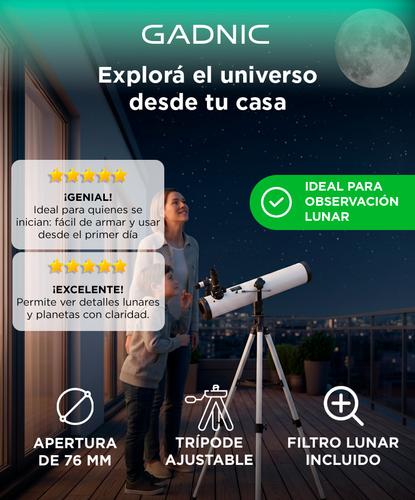 Telescopio Refractor Gadnic 700x76 - 1