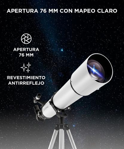 Telescopio Refractor Gadnic 700x76 - 2