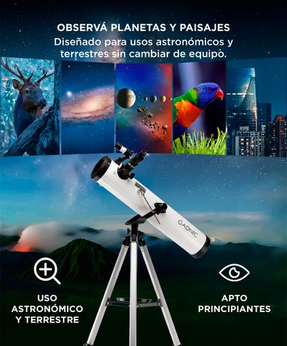 Telescopio Refractor Gadnic 700x76 - 4
