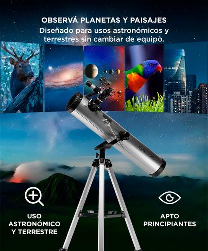 Telescopio Refractor Gadnic 700x76 - 4
