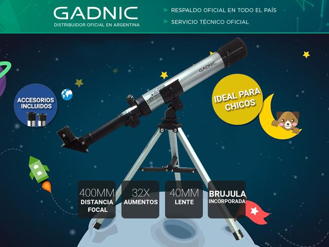 Telescopio Reflector Gadnic 400x40 - 1