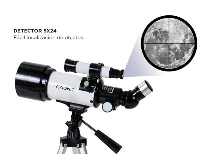 Telescopio Reflector Gadnic Binoculares 400x70 Alta Calidad  - 4