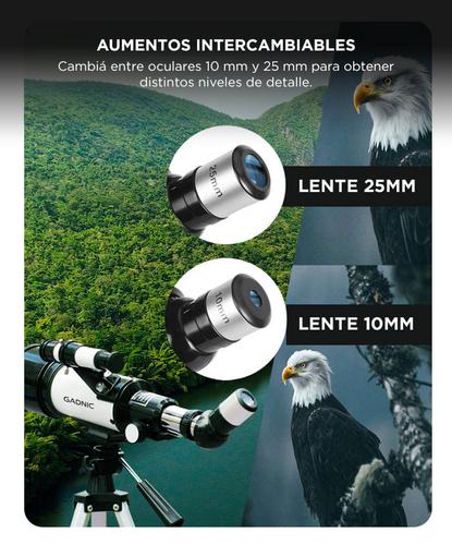 Telescopio Reflector Gadnic Binoculares 400x70 Alta Calidad  - 2