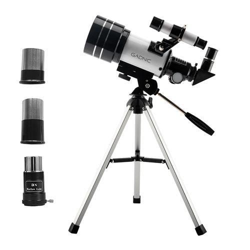 Telescopio Reflector Gadnic 300x70 Facil De Montar  - 0