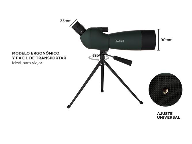 Telescopio Monocular Portátil Gadnic - 4
