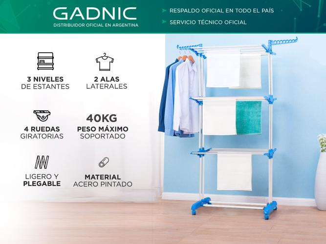 Tender Vertical Gadnic HANG3000 Plegable 3 Niveles Ruedas y Alas - 1