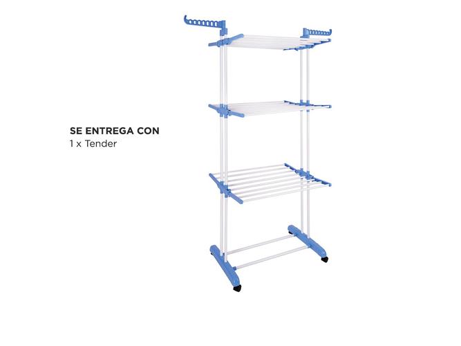 Tender Vertical Gadnic HANG3000 Plegable 3 Niveles Ruedas y Alas - 5