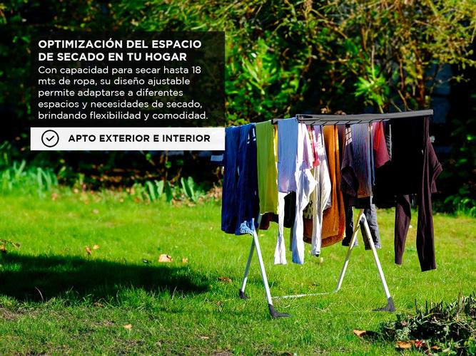 Tender Extensible Gadnic Acero Pintado De Pie - 2