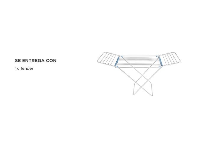 Tender para Ropa Gadnic Pie de Aluminio Reforzado - 4