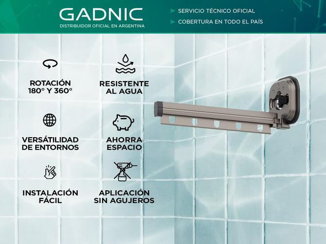 Tender Extensible Plegable Gadnic para 5 Perchas - 1