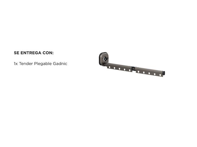 Tender Sopapa Secador de Ropa Gadnic 2 Pliegues Para Perchas - 4