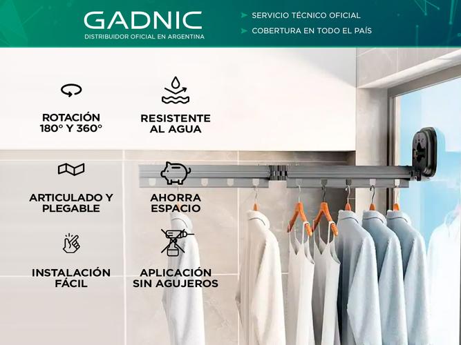 Tender de Pared Plegable Gadnic TEND12 Extensible  - 1