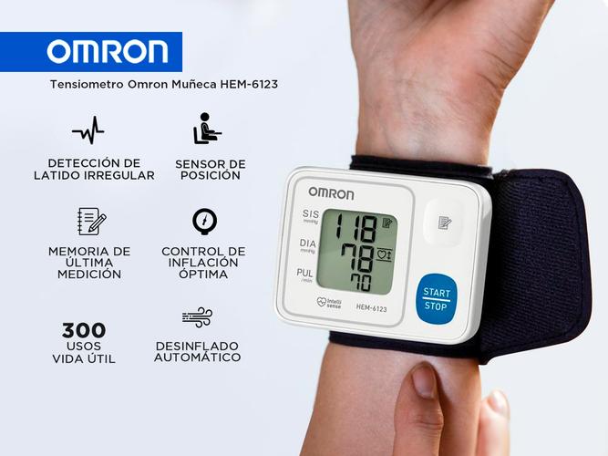 Tensiometro Omron Muñeca HEM-6123 Monitor tensión arterial - 1