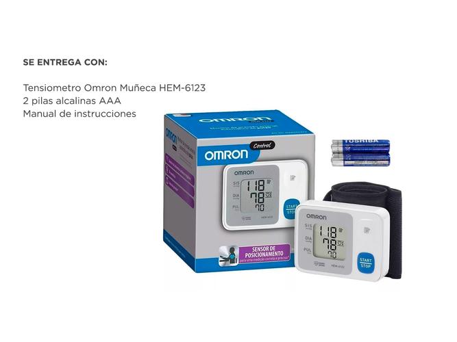 Tensiometro Omron Muñeca HEM-6123 Monitor tensión arterial - 5