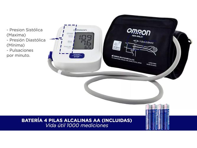 Tensiometro Digital Omron Brazo Hem-7120 Monitor de presión Arterial - 3
