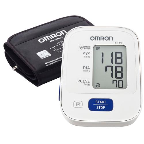 Tensiometro Omron HEM-7121 de brazo detector de error 30 memorias - 0
