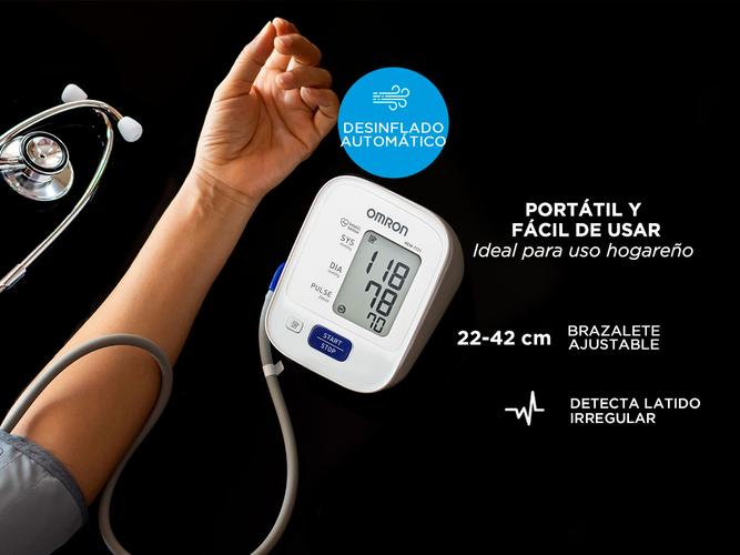 Tensiometro Omron HEM-7121 de brazo detector de error 30 memorias - 2