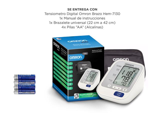 Tensiometro Omron Hem-7130 de Brazo monitor de presion arterial - 4