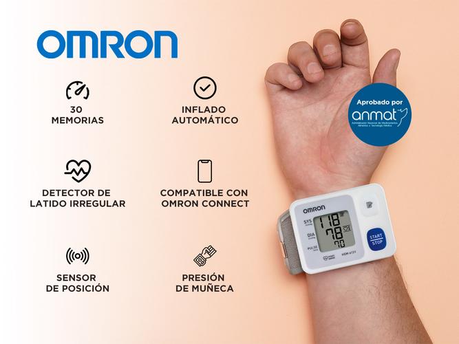 Tensiometro Omron de presión arterial de muñeca HEM-6124 - 1