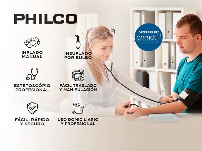 Tensiometro aneroide Philco BK2001-3001 con Estetoscopio - 1