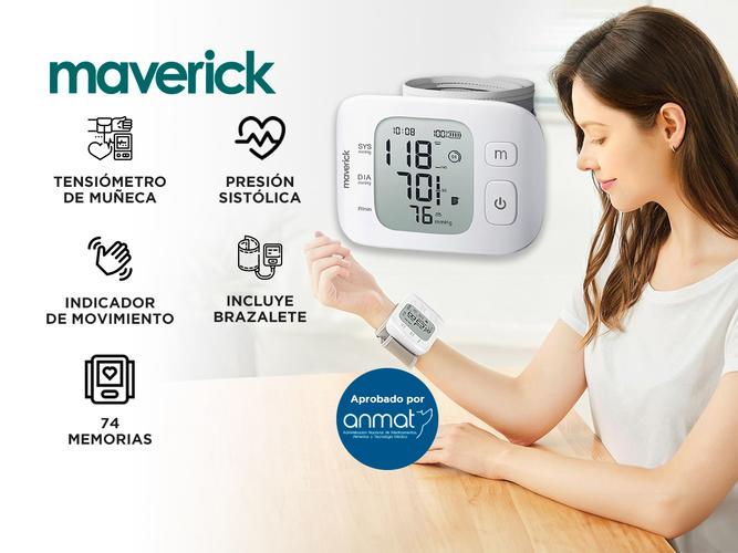 Tensiómetro Digital Maverick TW-USB de Muñeca  - 1